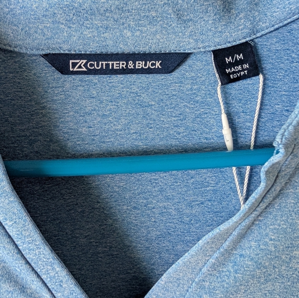 Cutter & Buck Light Blue Short Sleeve Shirt - Picture 2 of 4